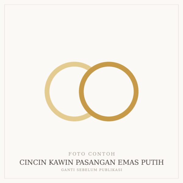 Cincin Kawin Pasangan Emas Putih